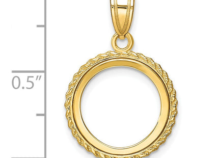 14K gold pendant, further view