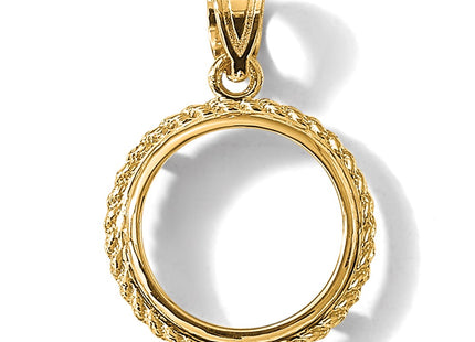 14K gold pendant, additional view