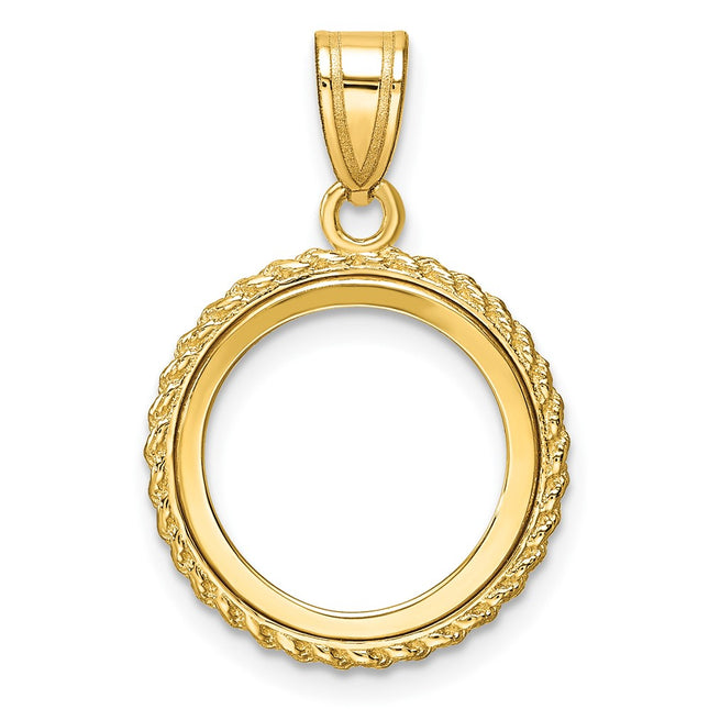 14K gold pendant