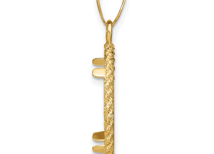 14K gold pendant, alternate view