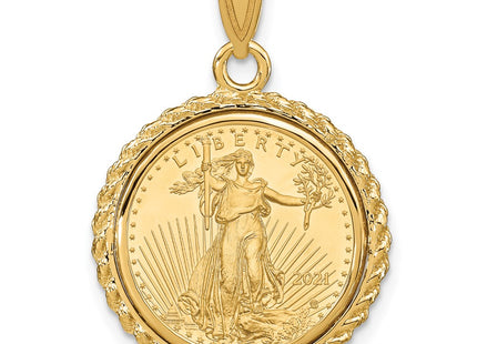 14k Yellow Gold Pendants Style C8185 - Classique Jewelry Inc.