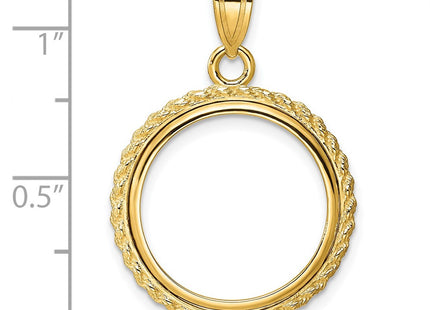 14K gold pendant, further view