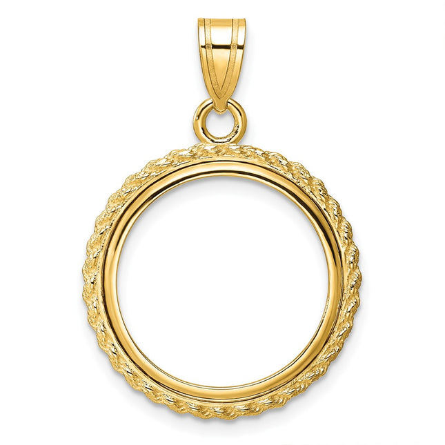 14K gold pendant