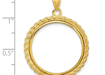 14K gold pendant, further view