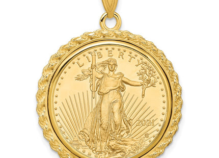 14k Yellow Gold Pendants Style C8185 - Classique Jewelry Inc.