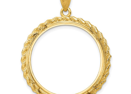 14K gold pendant, another view