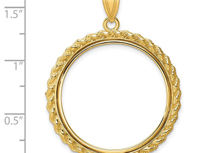14K gold pendant, further view