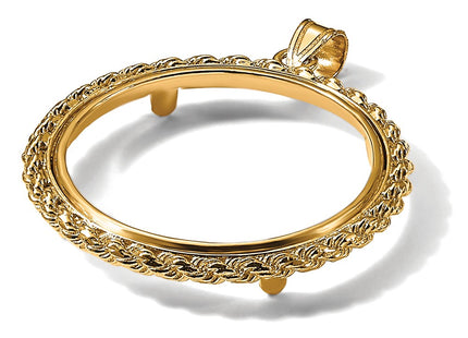14K gold pendant, additional view