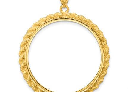 14K gold pendant, another view