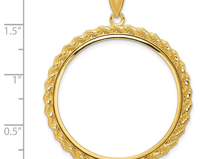 14K gold pendant, further view