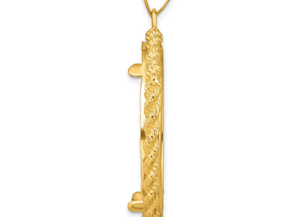 14k Yellow Gold Pendants Style C8185 - Classique Jewelry Inc.