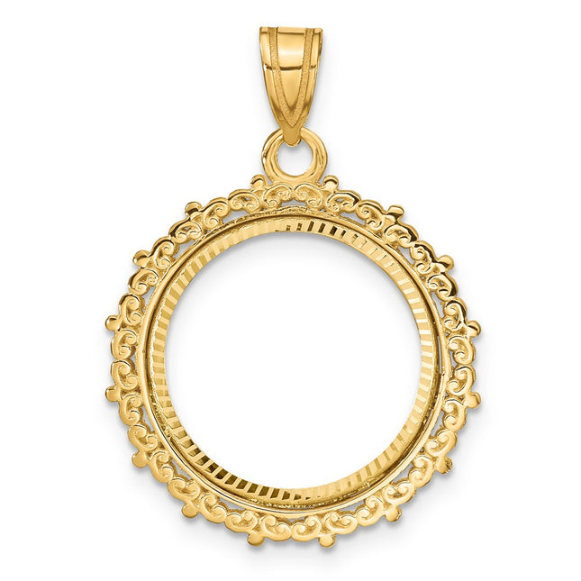14K gold pendant