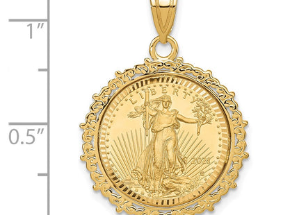 14k Yellow Gold Pendants Style C8187D - Classique Jewelry Inc.