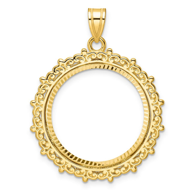 14K gold pendant