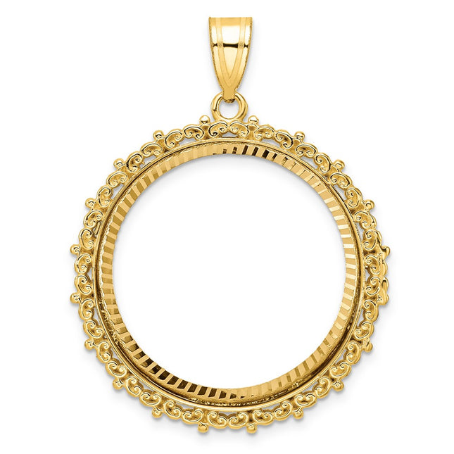 14K gold pendant