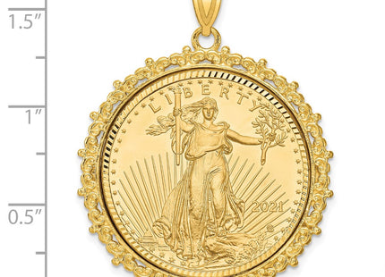 14k Yellow Gold Pendants Style C8187D - Classique Jewelry Inc.