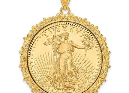 14k Yellow Gold Pendants Style C8187D - Classique Jewelry Inc.