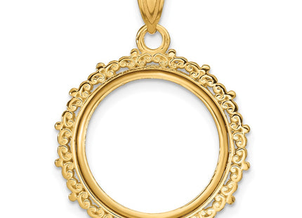 14K gold pendant