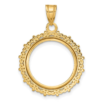 14K gold pendant