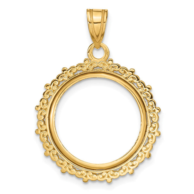 14K gold pendant