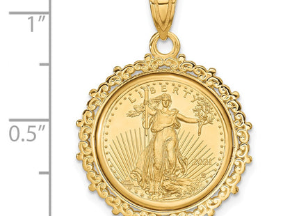 14k Yellow Gold Pendants Style C8187 - Classique Jewelry Inc.