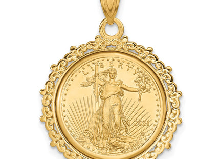 14k Yellow Gold Pendants Style C8187 - Classique Jewelry Inc.