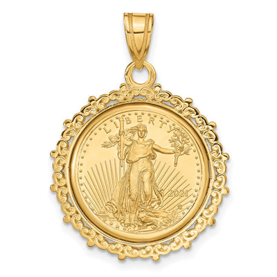 14K gold pendant