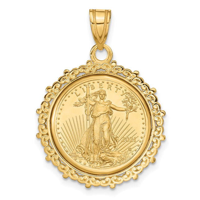 14K gold pendant