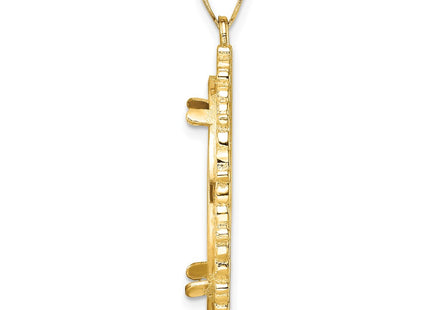 14K gold pendant, alternate view