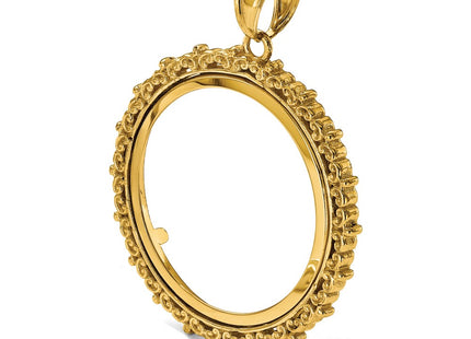 14K gold pendant, additional view