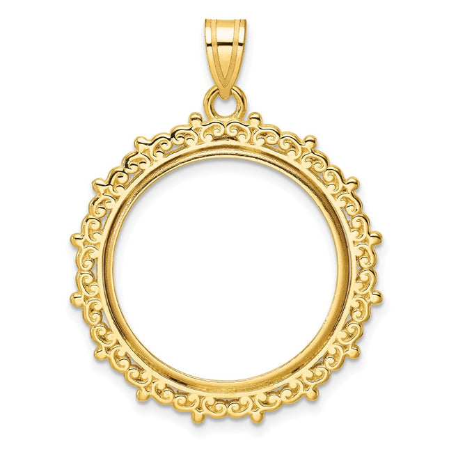 14K gold pendant