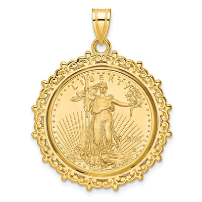 14K gold pendant