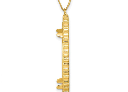 14K gold pendant, alternate view