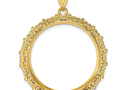 14K gold pendant, another view