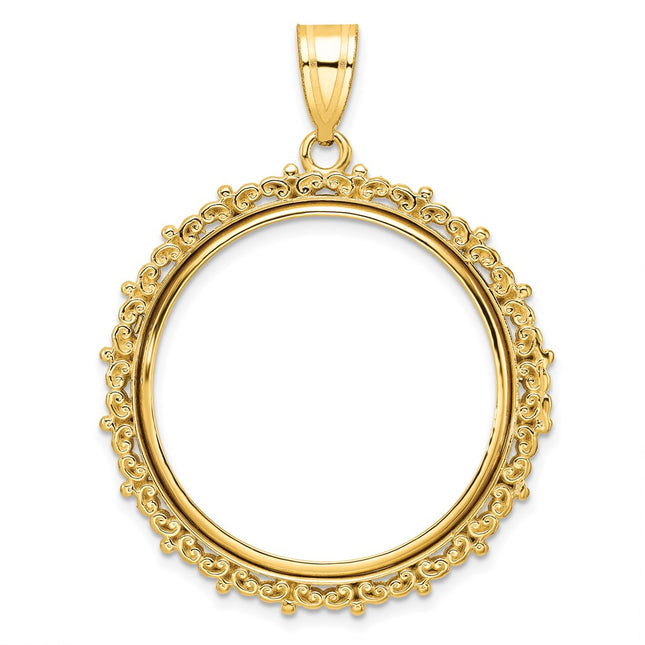 14K gold pendant
