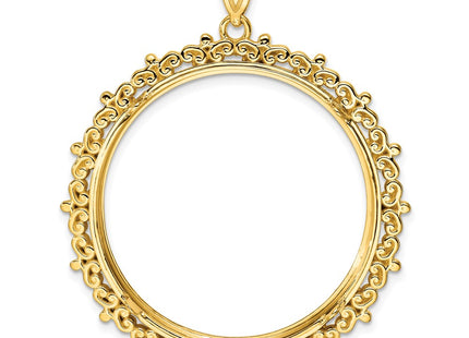 14K gold pendant, another view