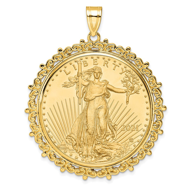 14K gold pendant