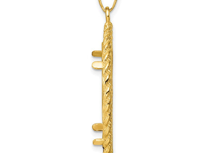14k Yellow Gold Pendants Style C8189D - Classique Jewelry Inc.