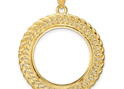 14k Yellow Gold Pendants Style C8189D - Classique Jewelry Inc.