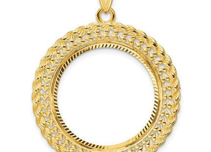 14k Yellow Gold Pendants Style C8189D - Classique Jewelry Inc.
