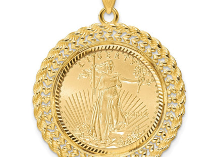 14k Yellow Gold Pendants Style C8189D - Classique Jewelry Inc.