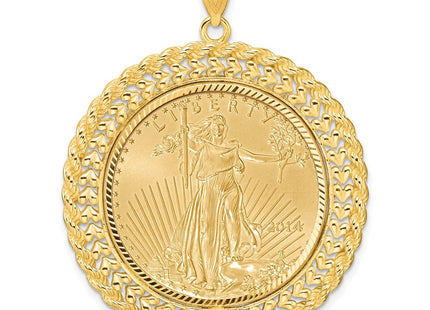 14k Yellow Gold Pendants Style C8189D - Classique Jewelry Inc.