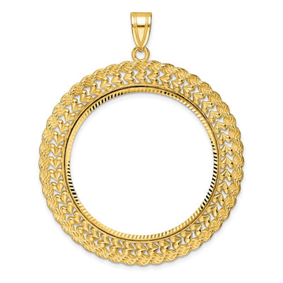 14K gold heart pendant