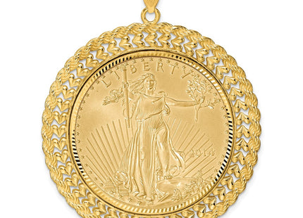 14k Yellow Gold Pendants Style C8189D - Classique Jewelry Inc.