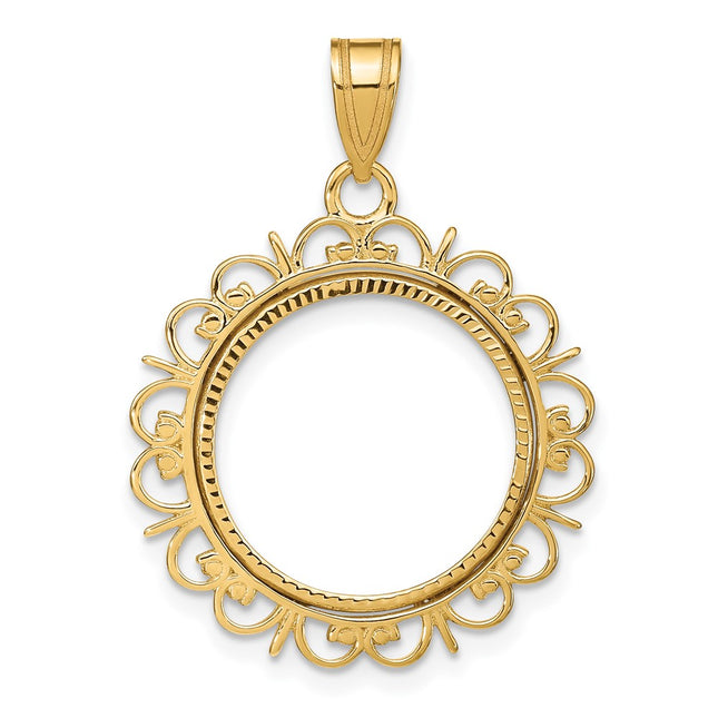 14K gold pendant