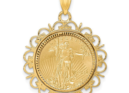 14k Yellow Gold Pendants Style C8190D - Classique Jewelry Inc.