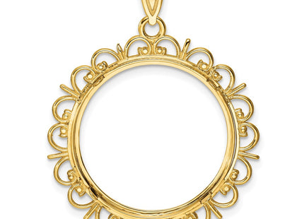 14K gold pendant, another view