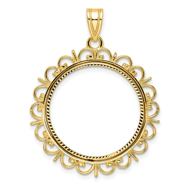 14K gold pendant