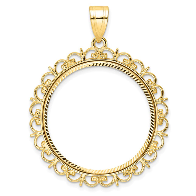 14K gold pendant