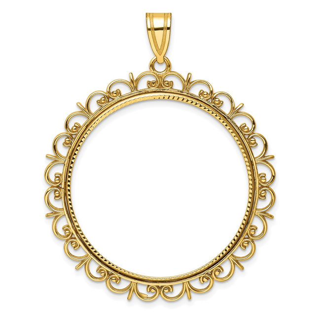 14K gold pendant